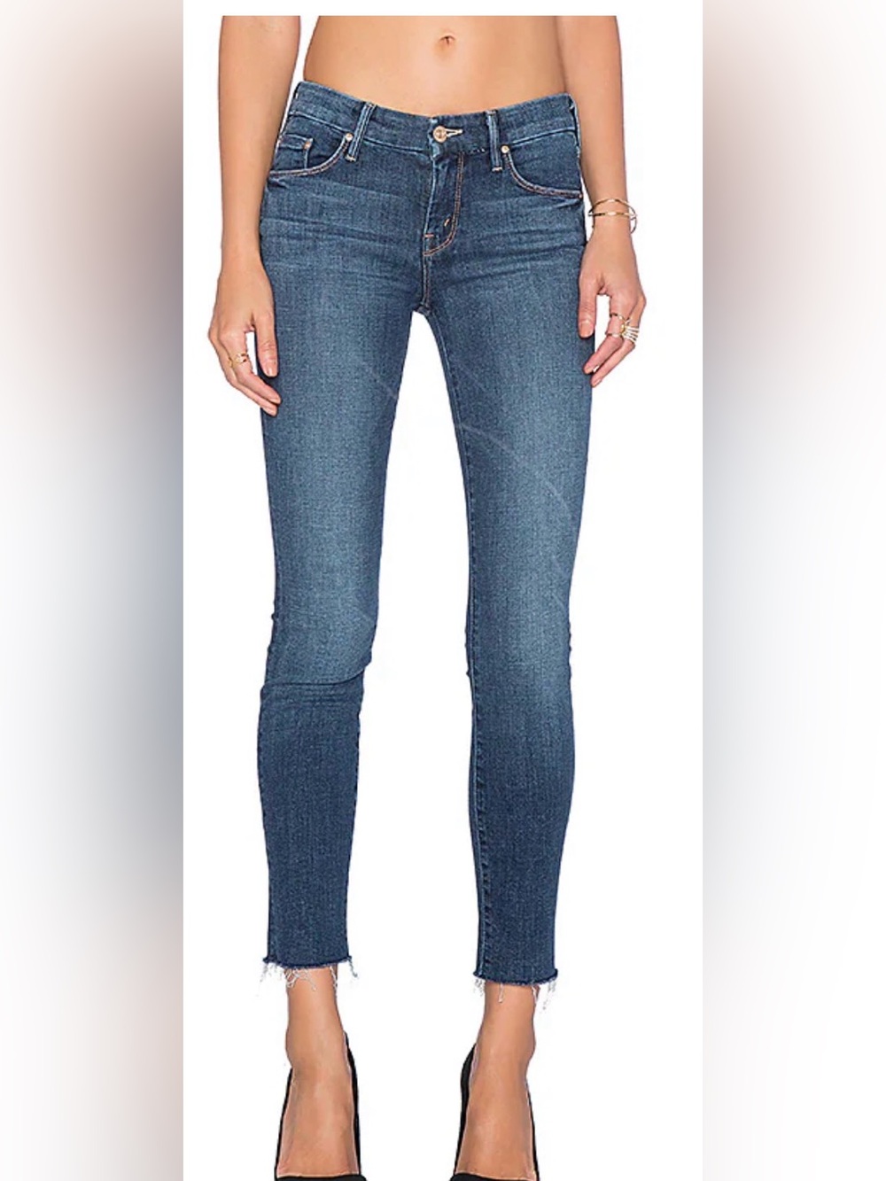 MOTHER The Looker Ankle Fray in Girl Crush